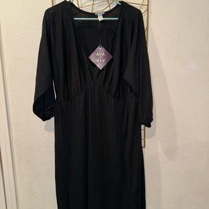 Black Ava & Viv dress XXL